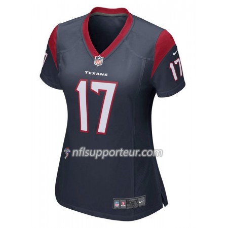 Maillot Femme Houston Texans Brock Osweiler 17 Nike Bleu 